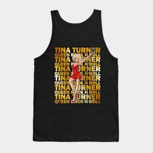 TINA TURNER QUEEN ROCK N ROLL Tank Top